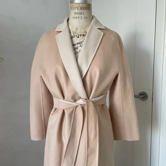 Max Mara Dress coat In Silk And Casmere Size 2